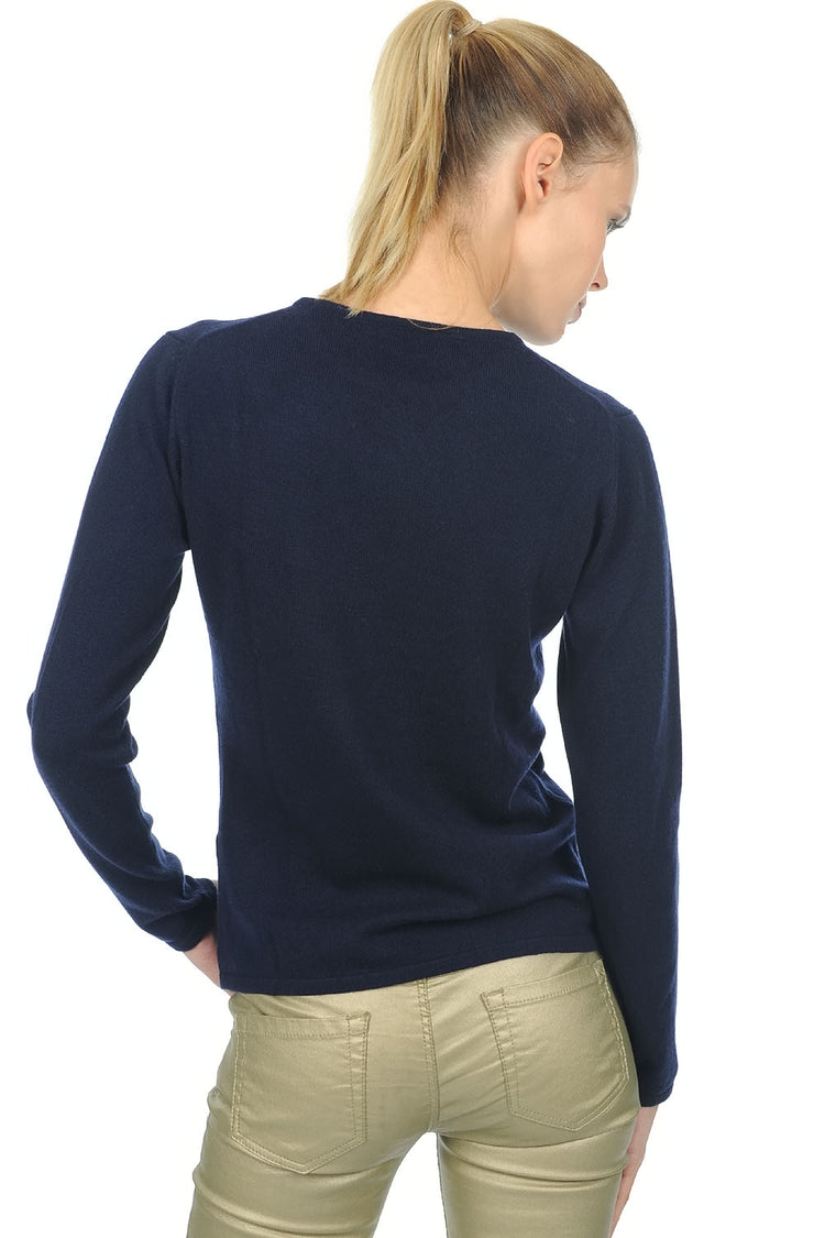 Line Premium en cachemire femme - Vue 1 - premium navy - Mahogany