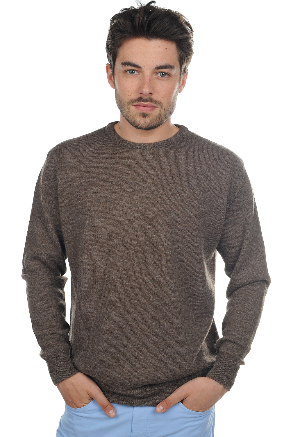 Nestor-Alpaga en baby alpaga homme - naturel - Mahogany