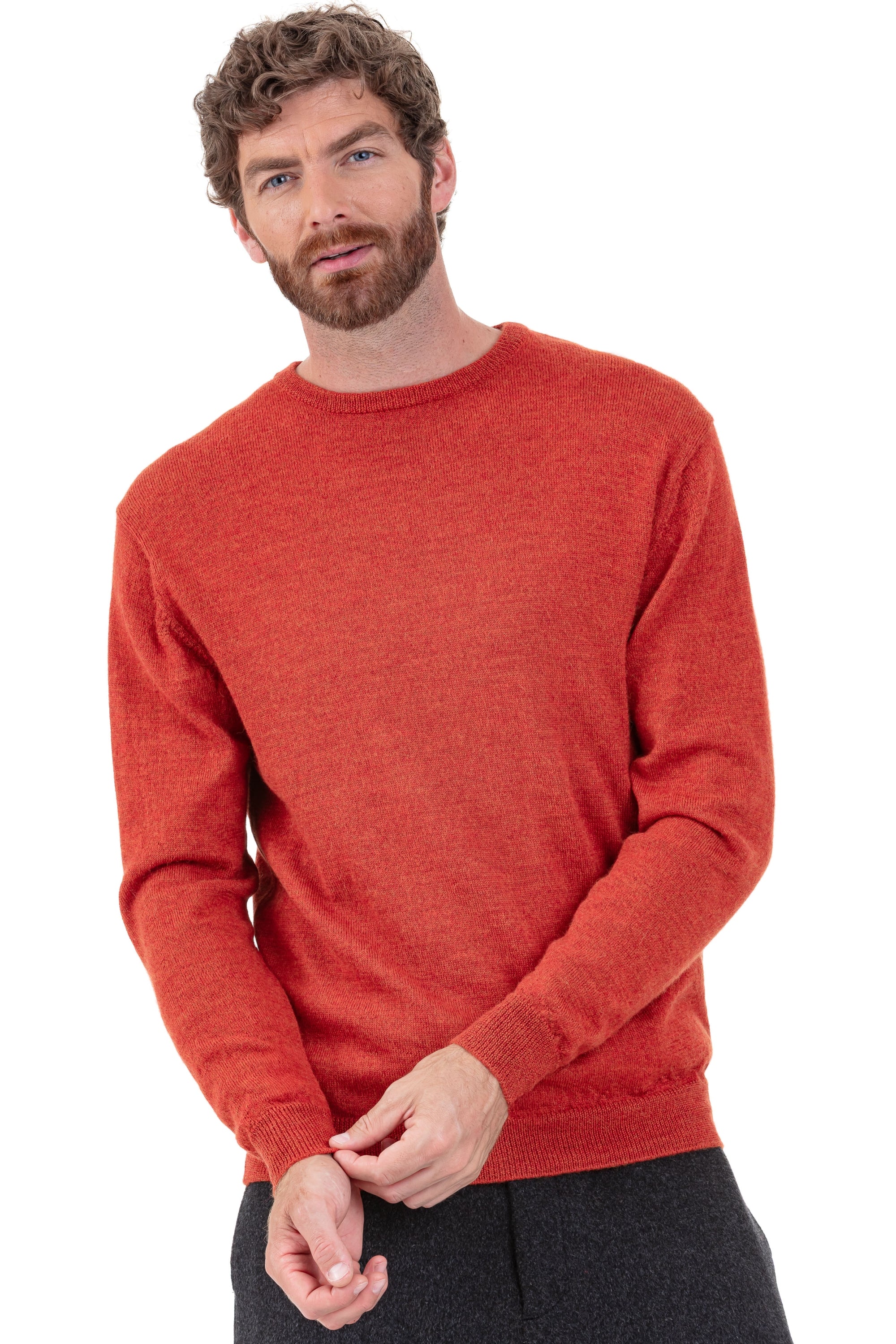 Nestor-Alpaga en baby alpaga homme - pumpkin - Mahogany