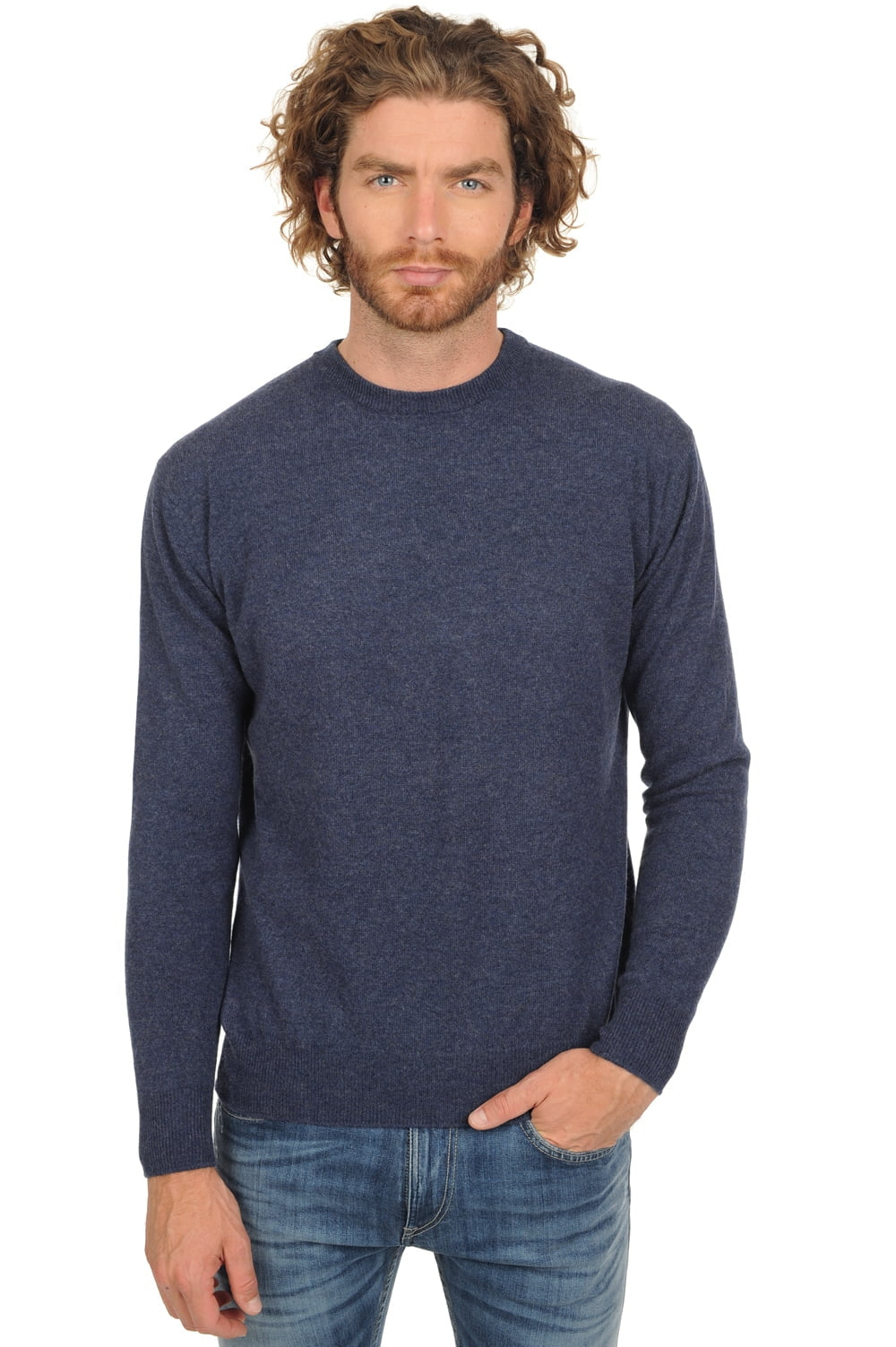 Nestor en cachemire homme - indigo - Mahogany
