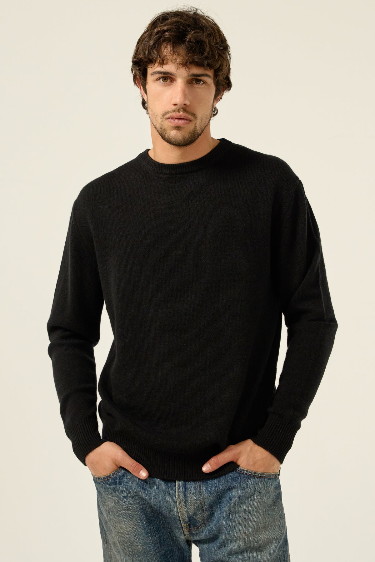 Nestor 4F en cachemire homme - noir - Mahogany