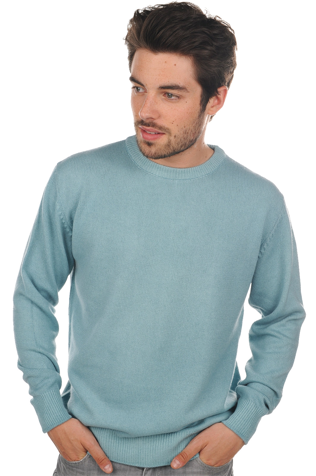Nestor 4F en cachemire homme - tourmaline - Mahogany