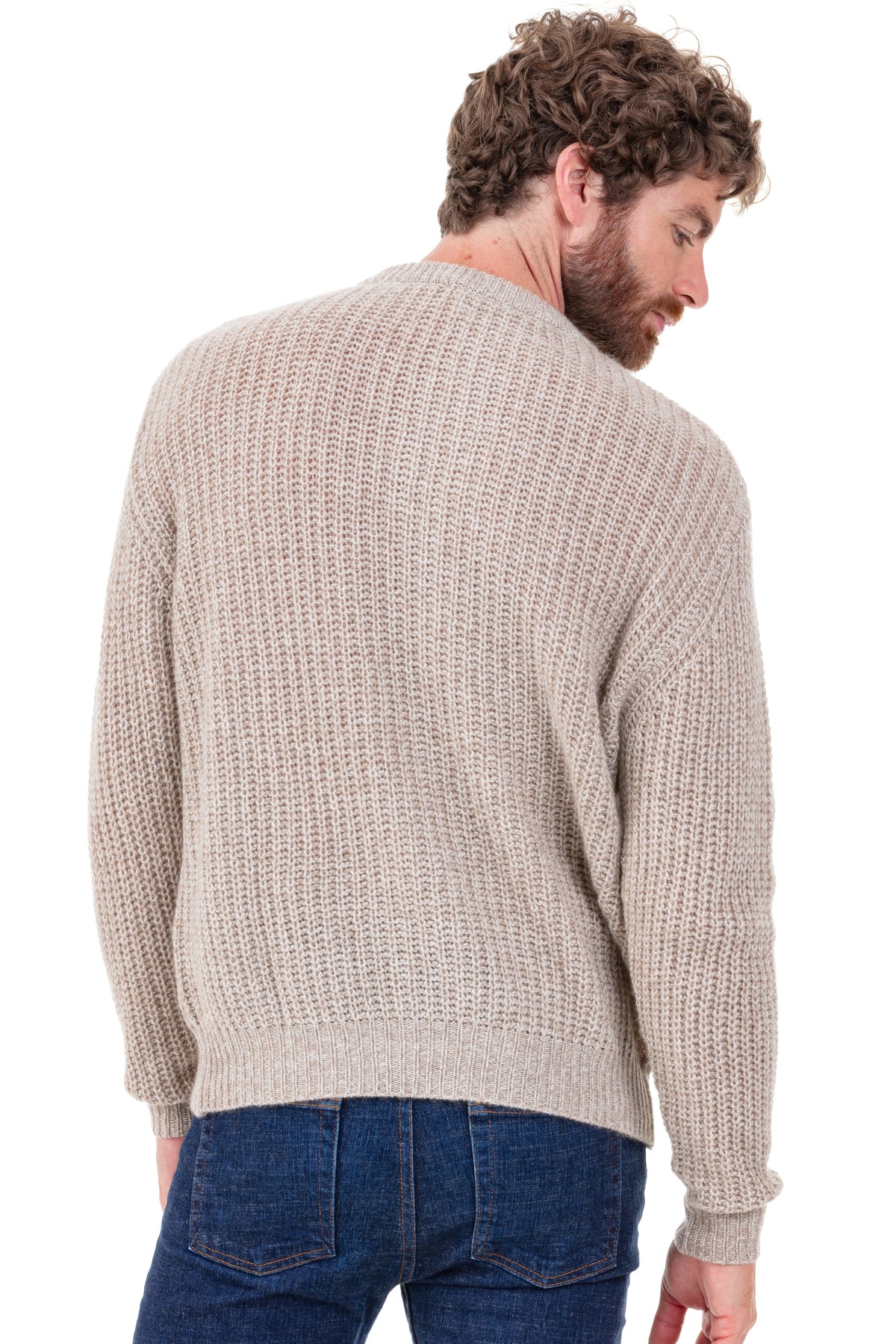 Paulin en cachemire homme - Vue 2 - natural brown / natural écru - Mahogany