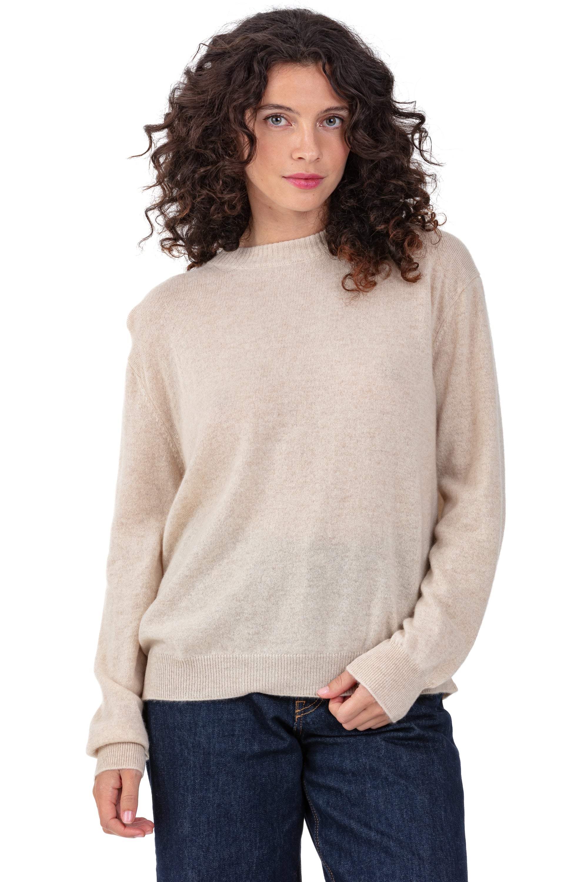Philippine en cachemire femme - natural beige - Mahogany