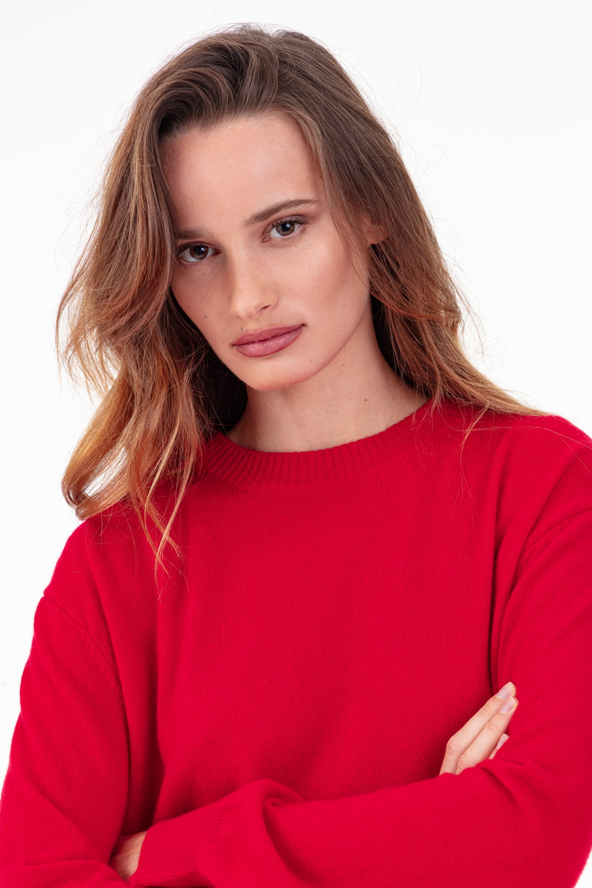 Philippine en cachemire femme - Vue 2 - rouge velours - Mahogany