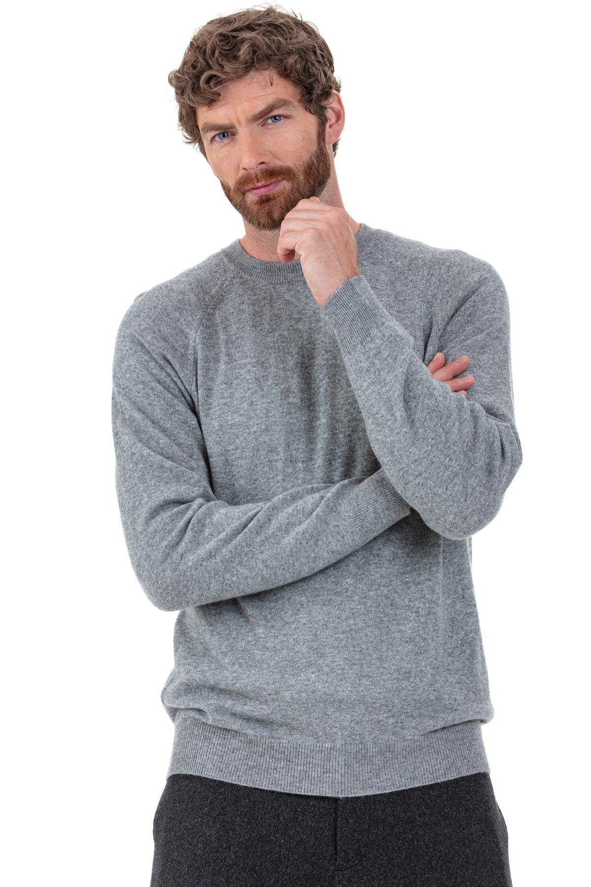 Prince en cocoon cachemire homme - grey - Mahogany