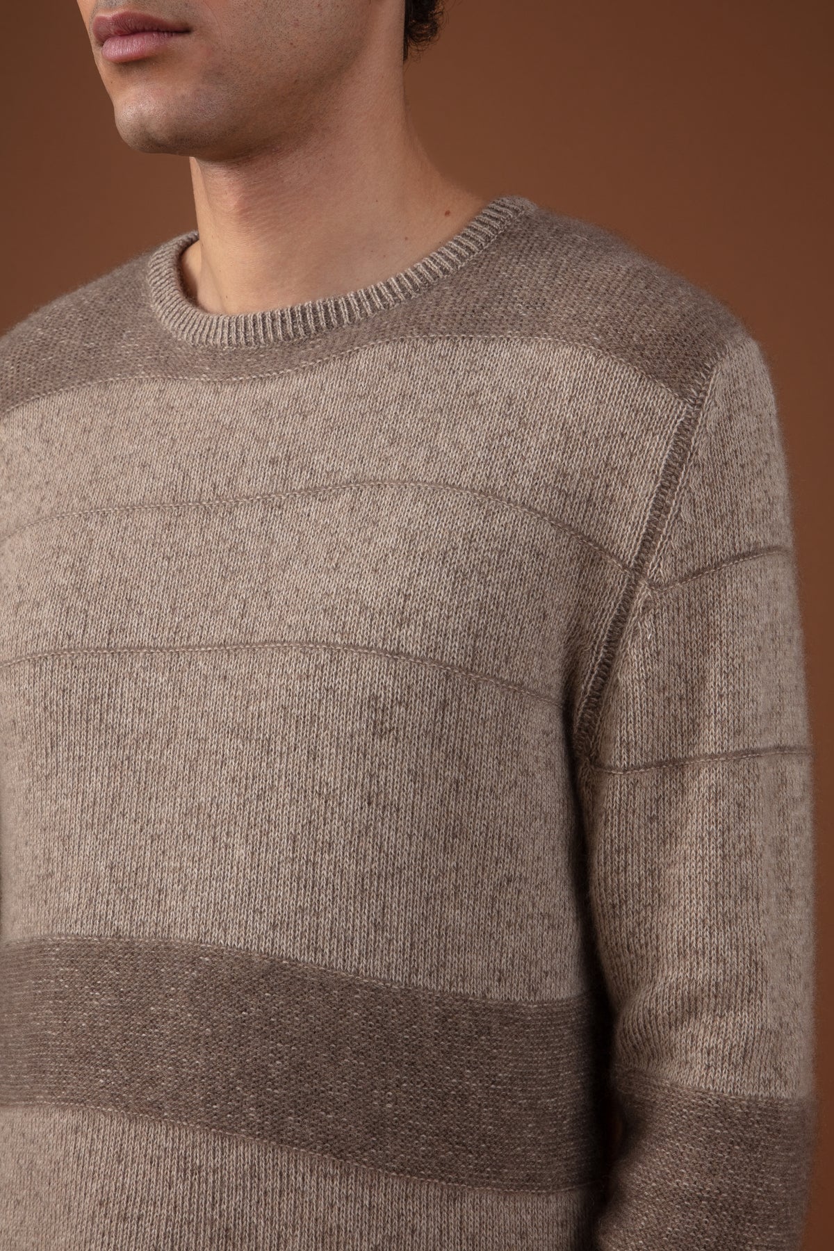 Racine en cachemire homme - Vue 2 - natural stone / natural brown - Mahogany