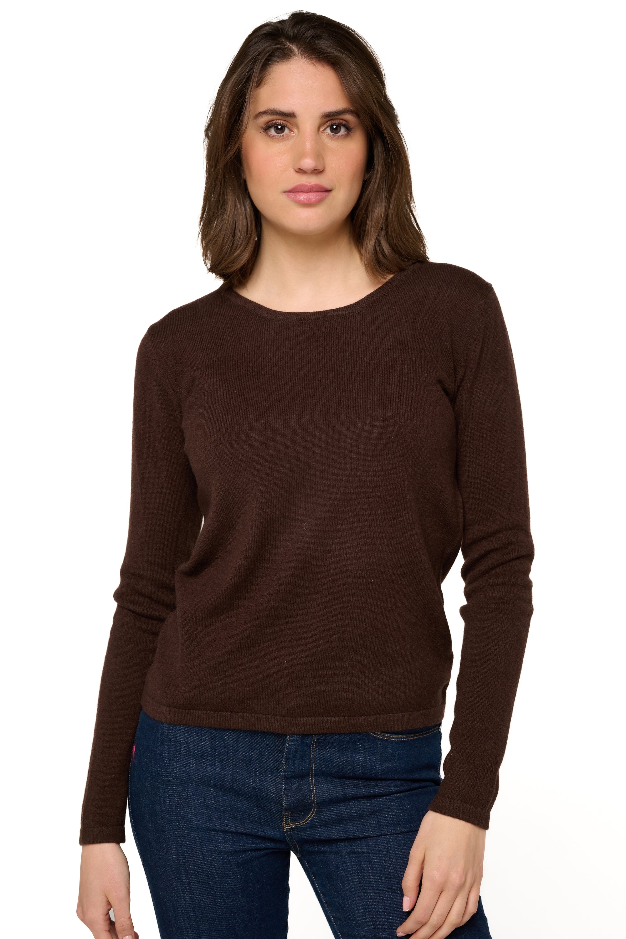 Solange en cachemire femme - capuccino - Mahogany