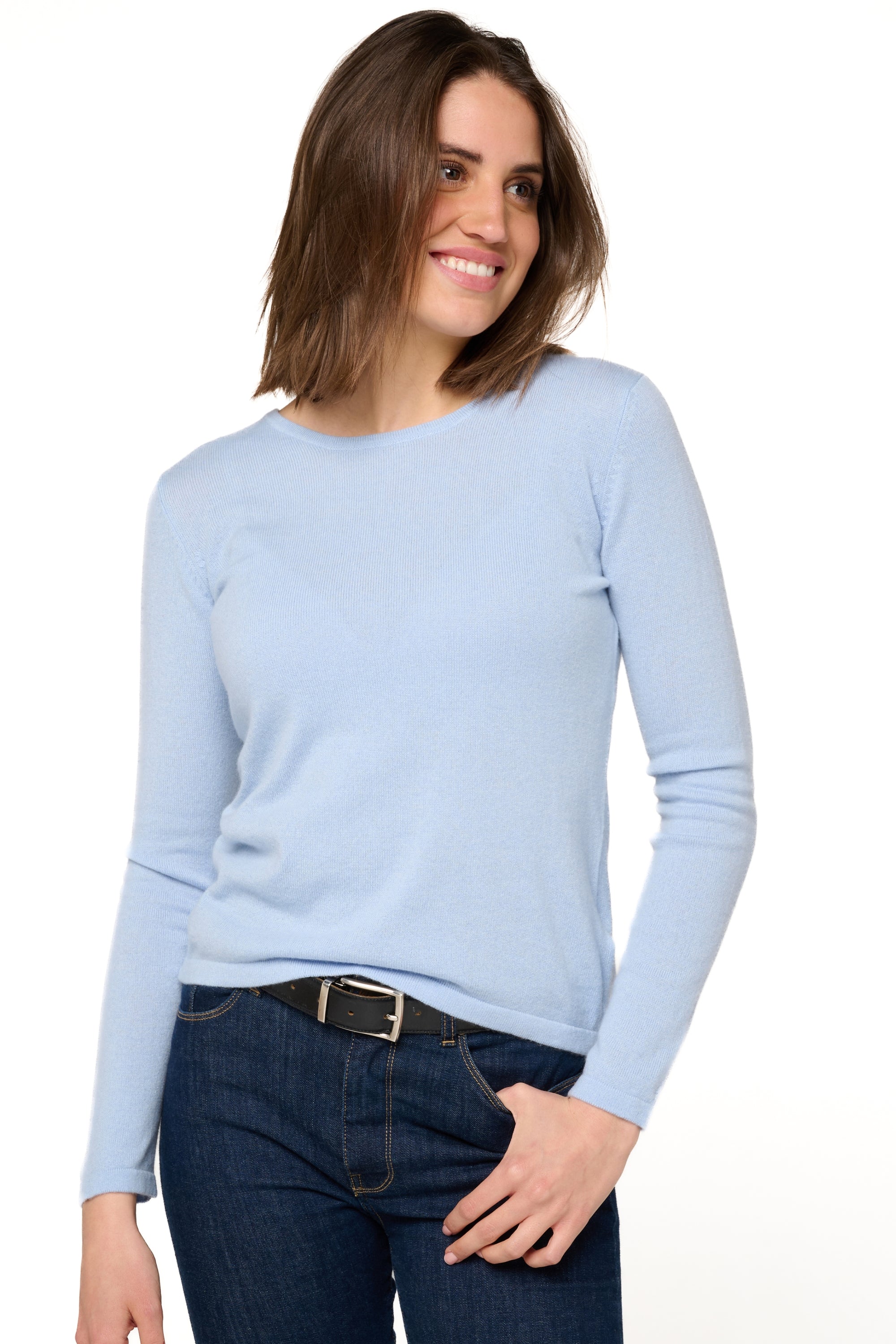 Solange en cachemire femme - ciel - Mahogany
