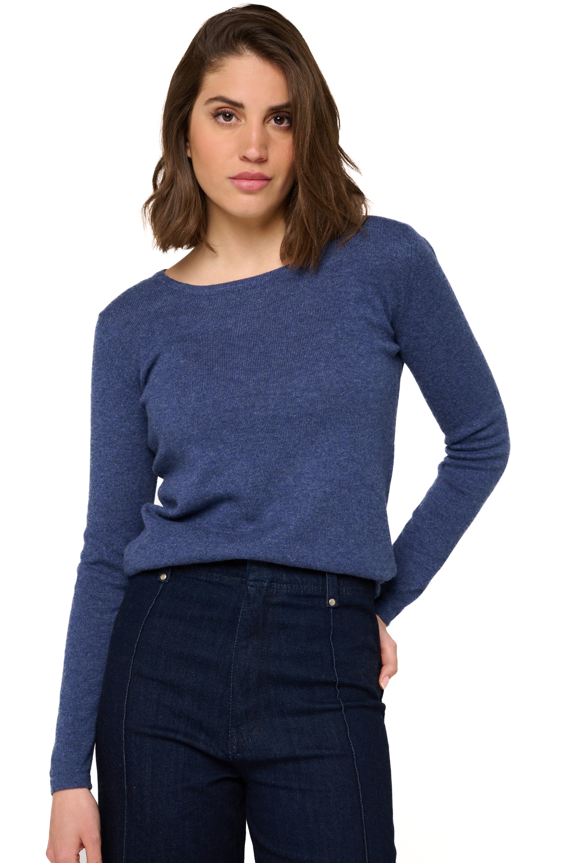 Solange en cachemire femme - indigo - Mahogany