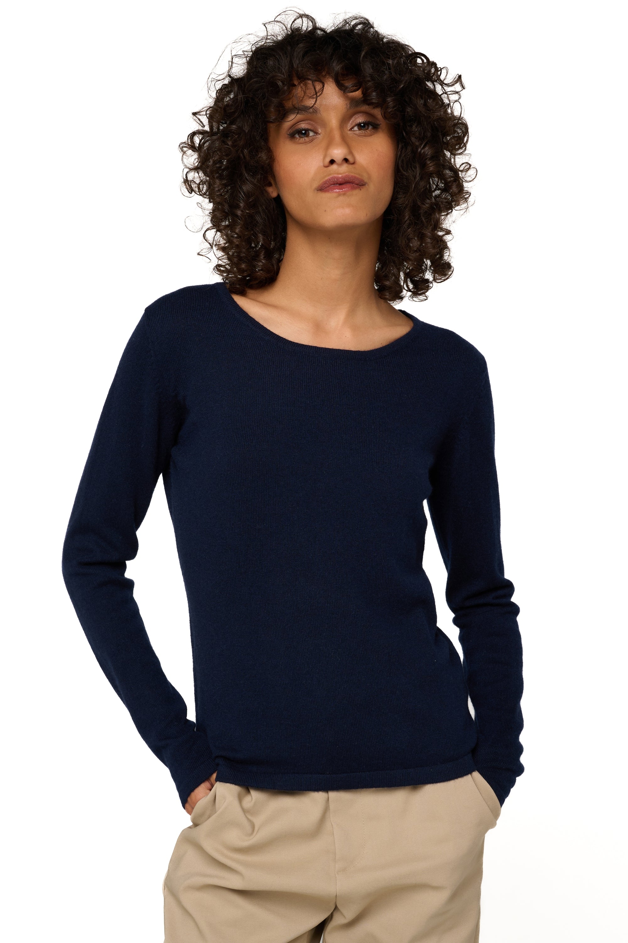 Solange en cachemire femme - marine foncé - Mahogany