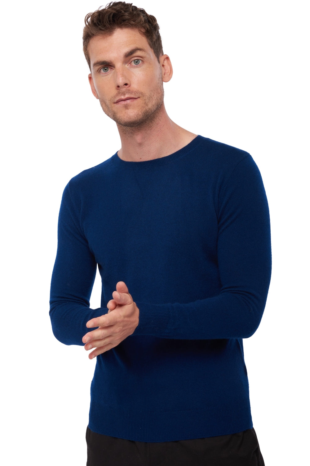 Tao en cachemire homme - midnight - Mahogany
