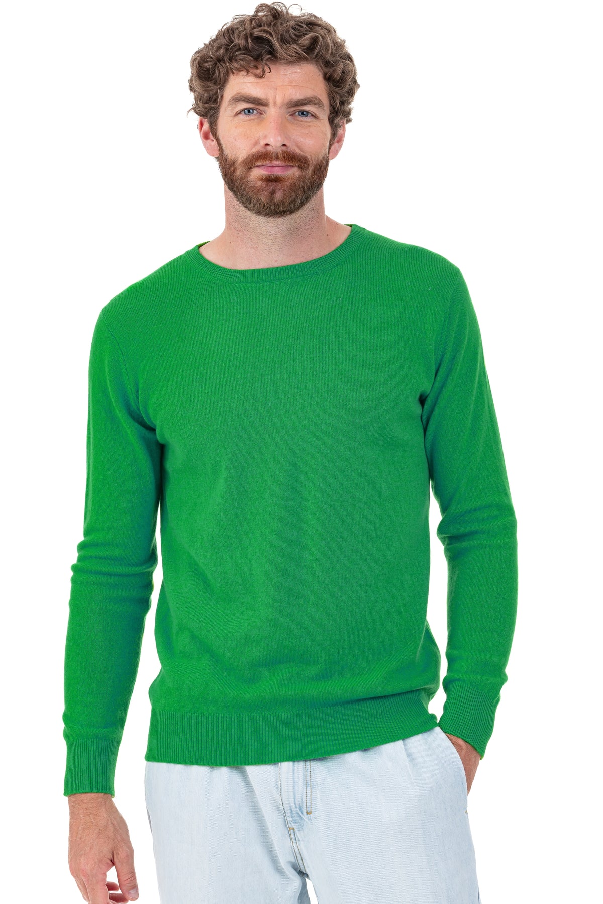 Tao en cachemire homme - new green - Mahogany