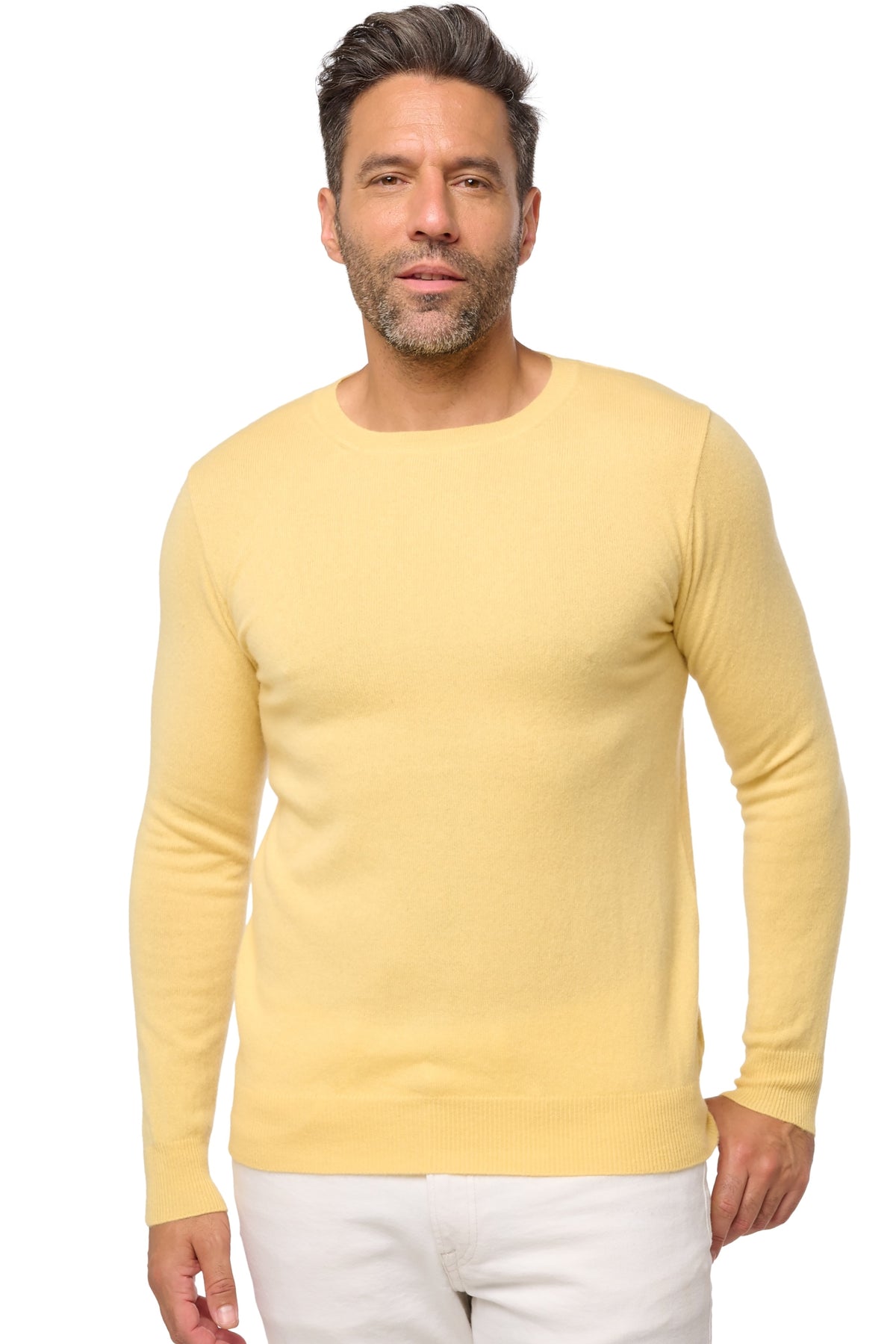 Tao en cachemire homme - pina colada - Mahogany