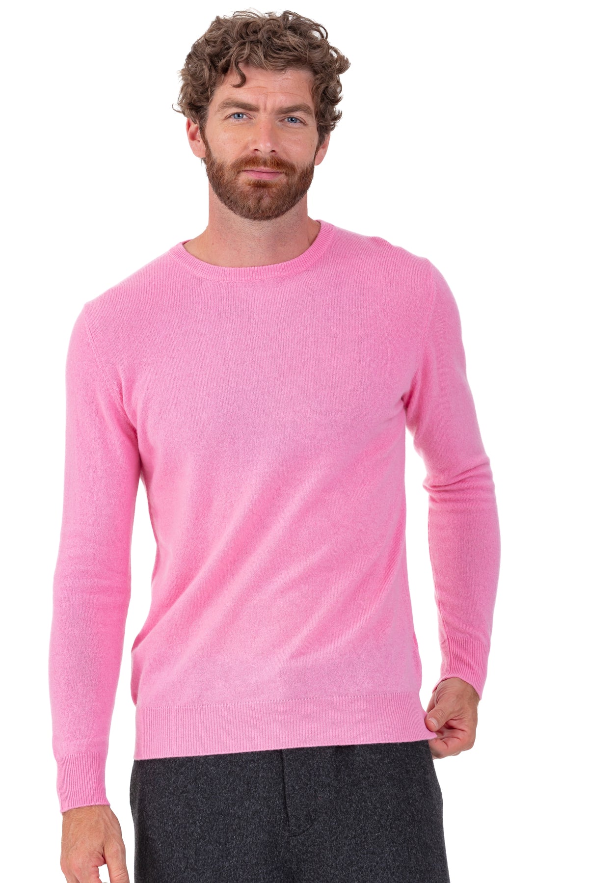 Tao en cachemire homme - strawberry ice - Mahogany