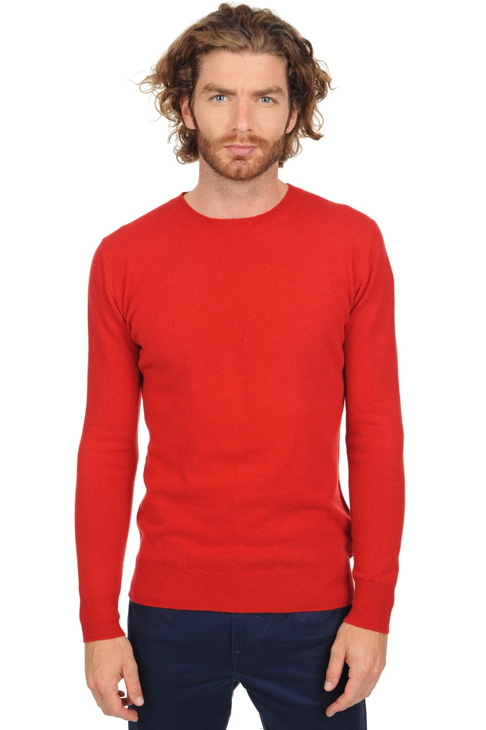 Tao en cachemire homme - ultra red - Mahogany