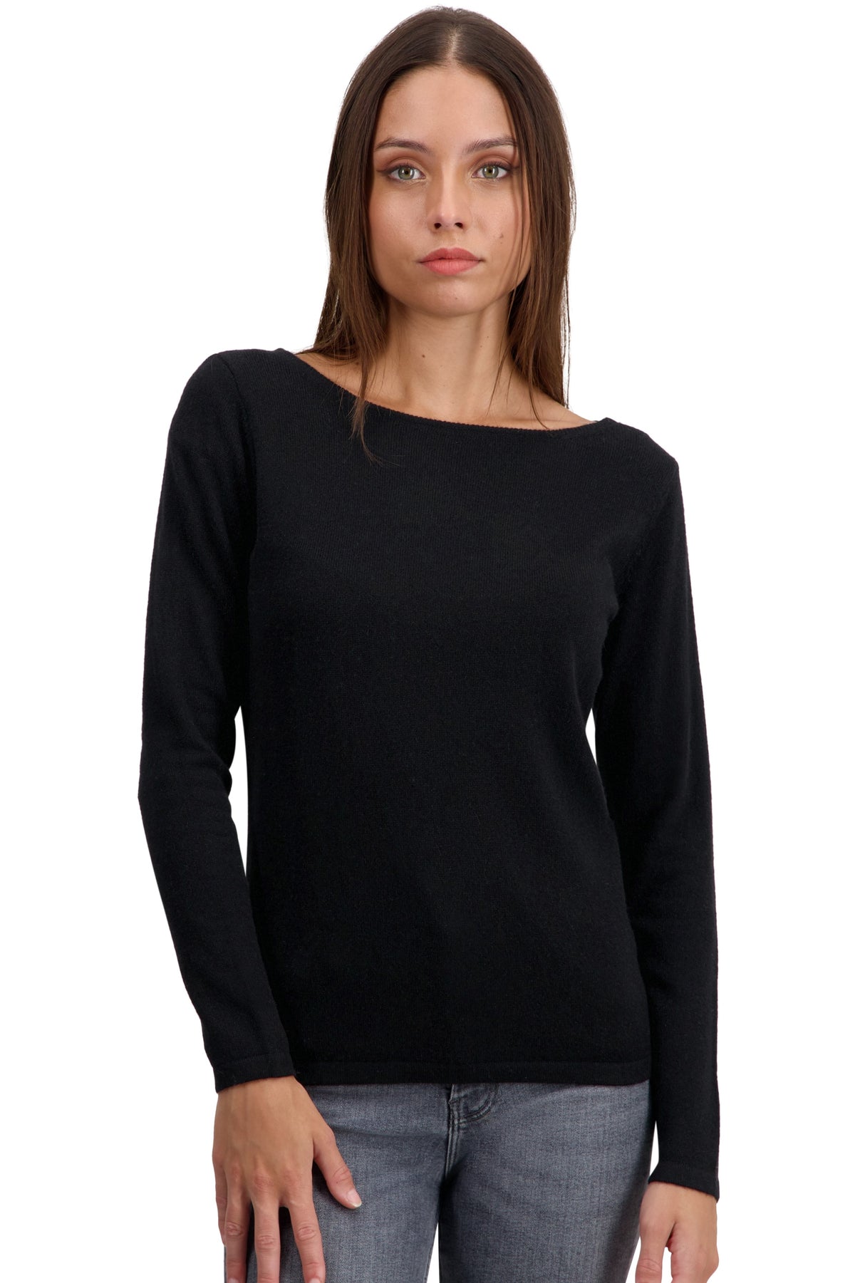 Tennessy en cachemire femme - noir - Mahogany
