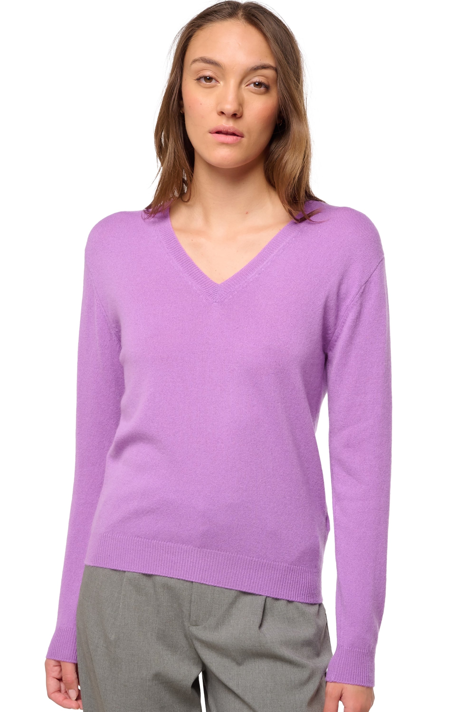 Tessa en cachemire femme - dahlia - Mahogany