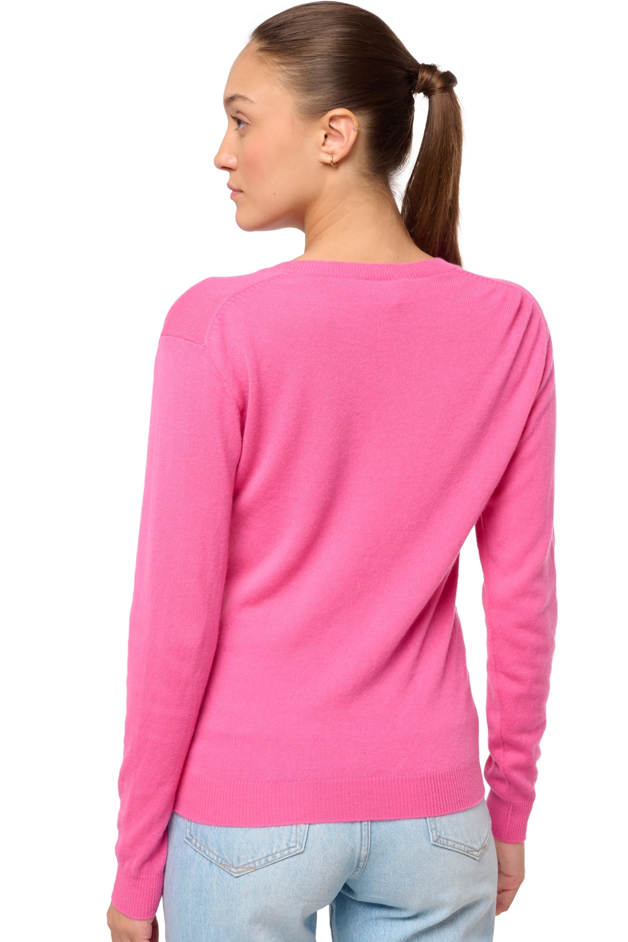 Tessa en cachemire femme - Vue 2 - flashy rose - Mahogany