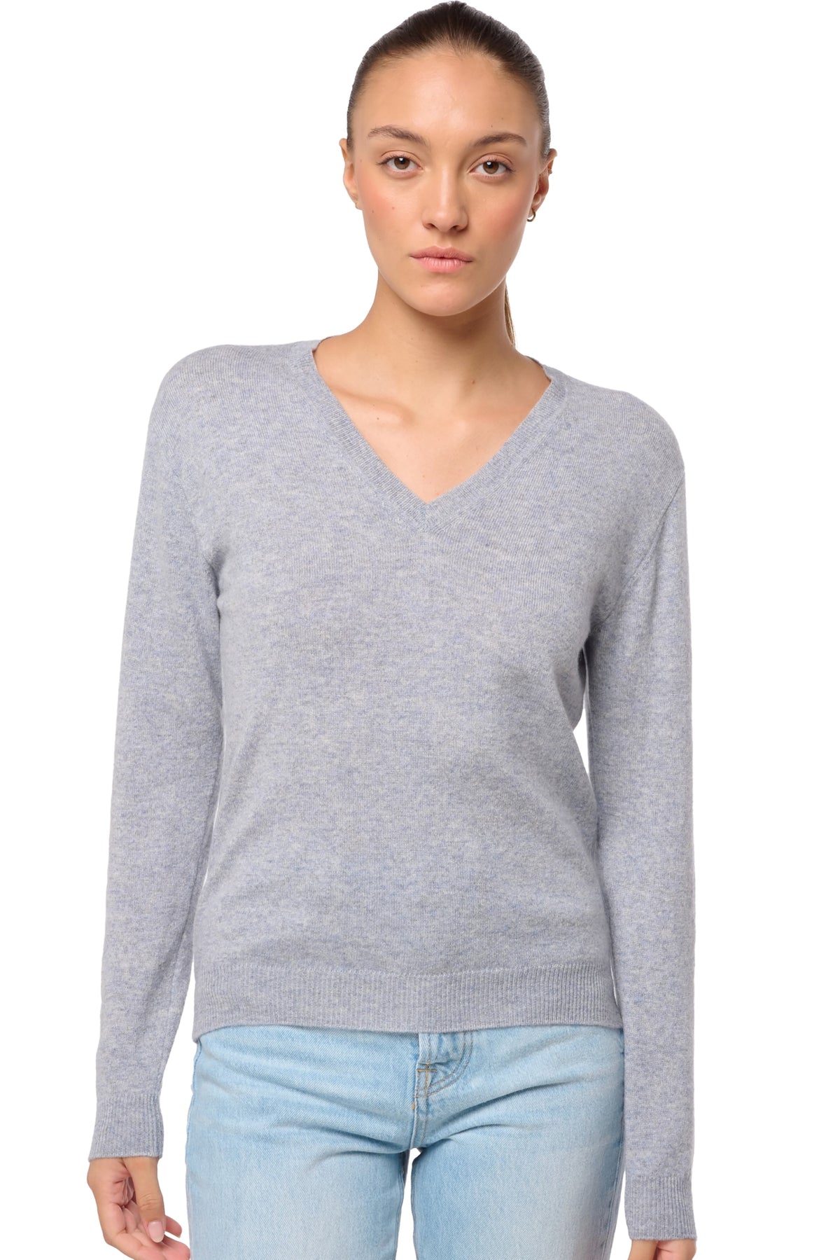 Tessa en cachemire femme - quarry - Mahogany