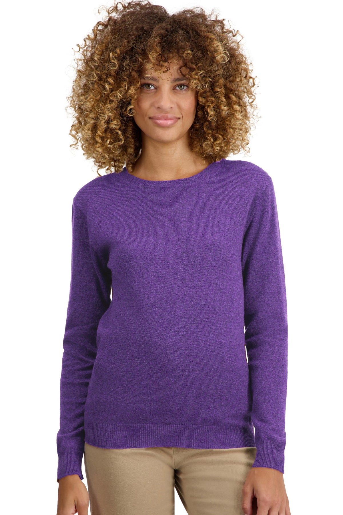 Thalia en cachemire femme - new highland - Mahogany