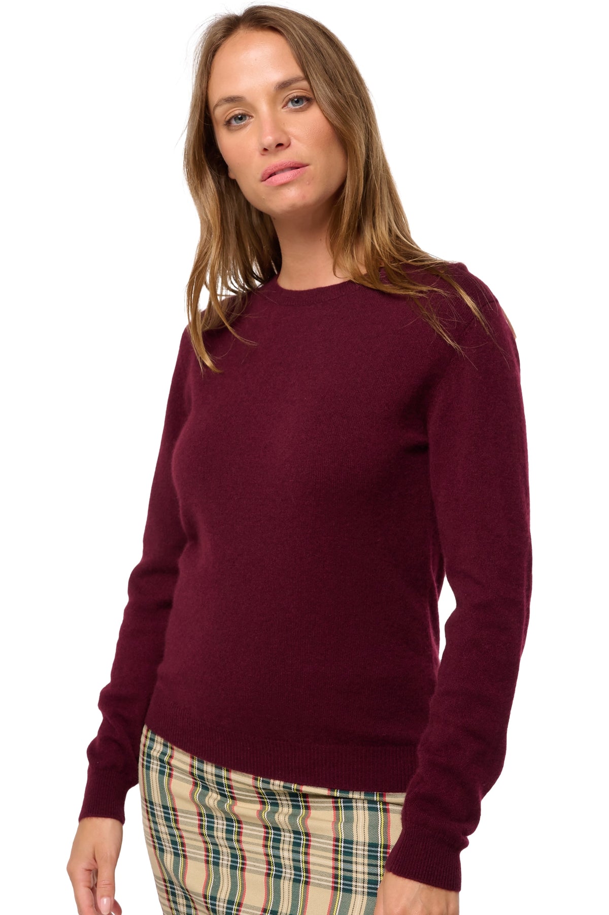 Thalia en cachemire femme - red wine - Mahogany