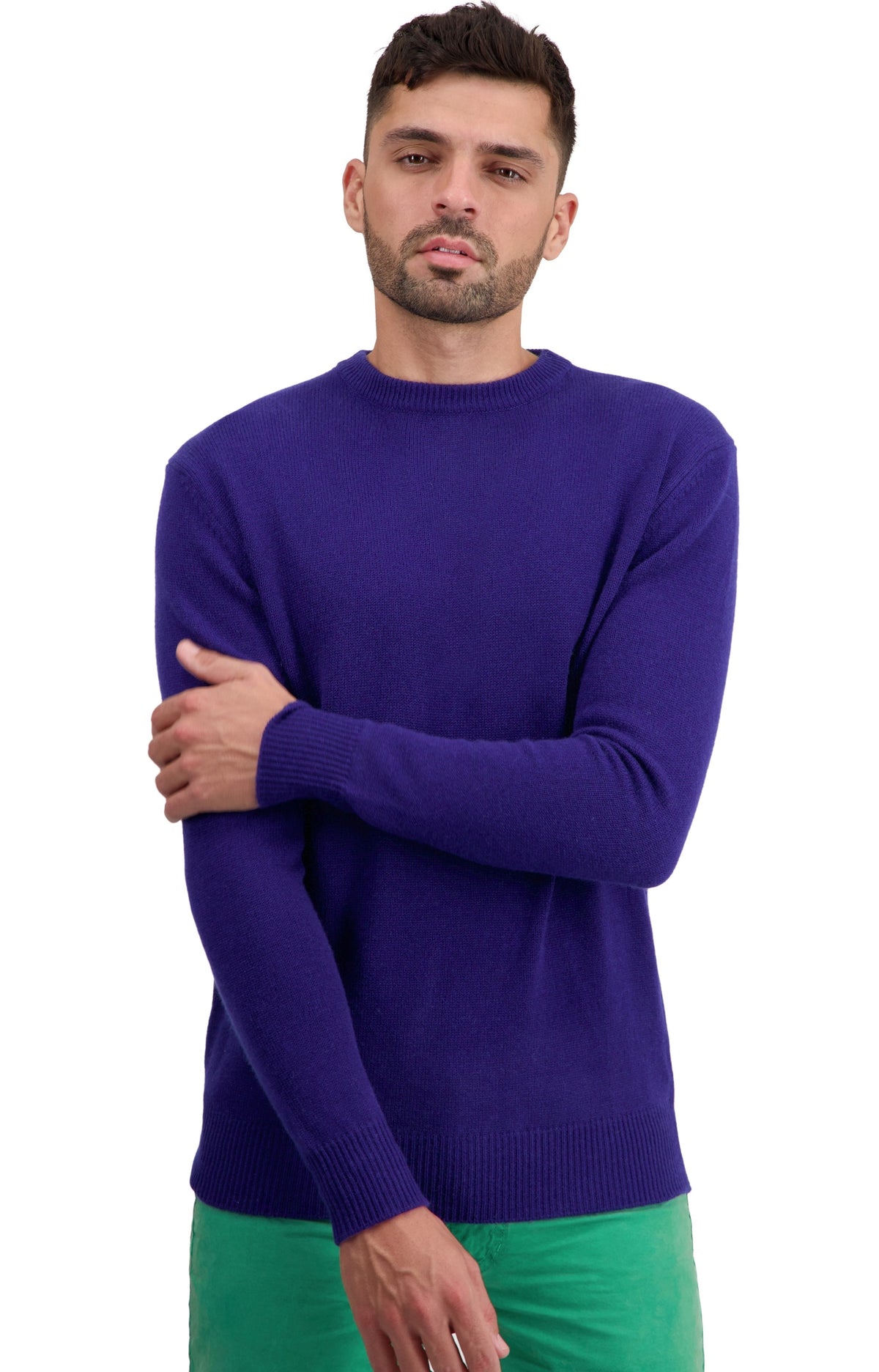 Touraine en cachemire homme - french navy - Mahogany
