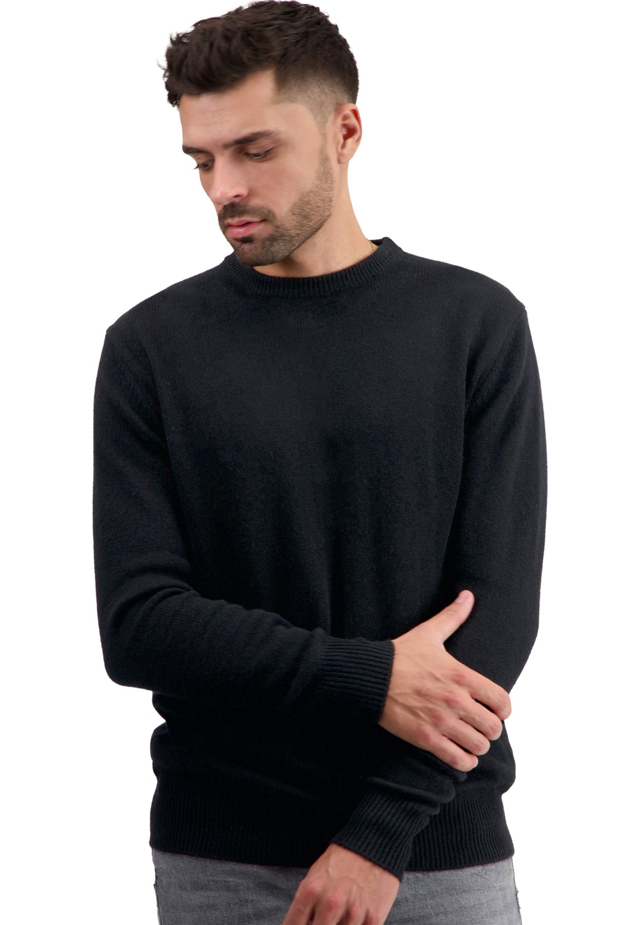 Touraine en cachemire homme - noir - Mahogany