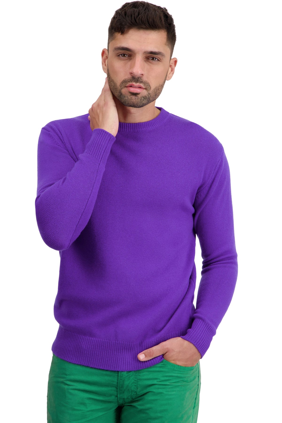 Touraine en cachemire homme - regent - Mahogany