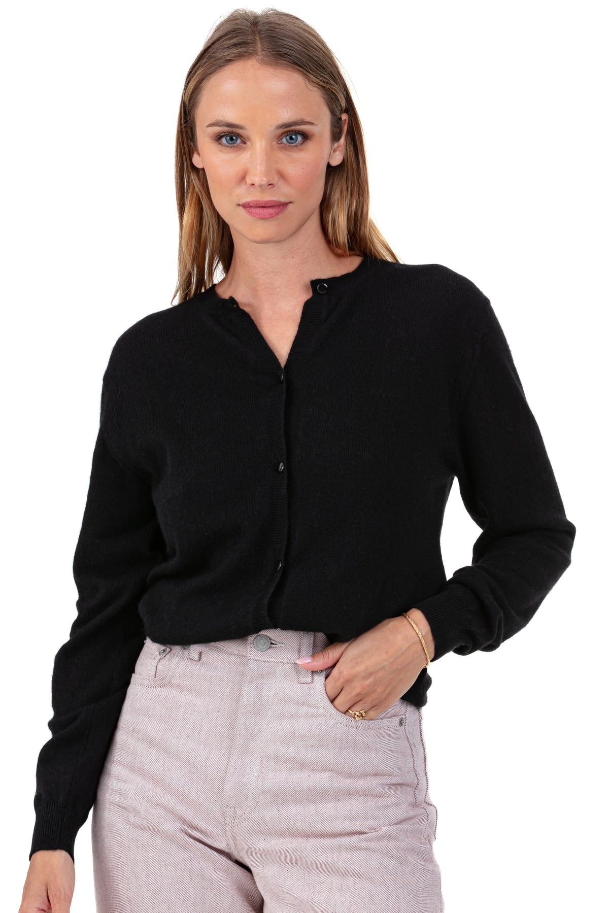 Tyra en cachemire femme - noir - Mahogany