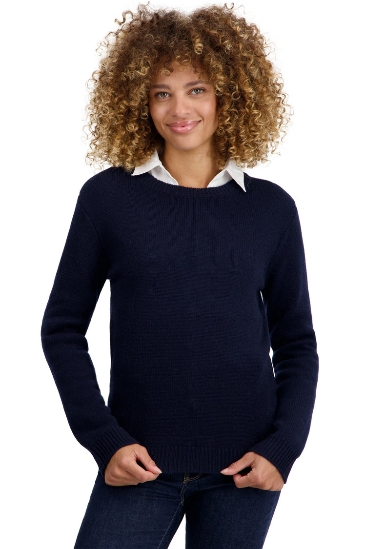 Tyrol en cachemire femme - marine foncé - Mahogany
