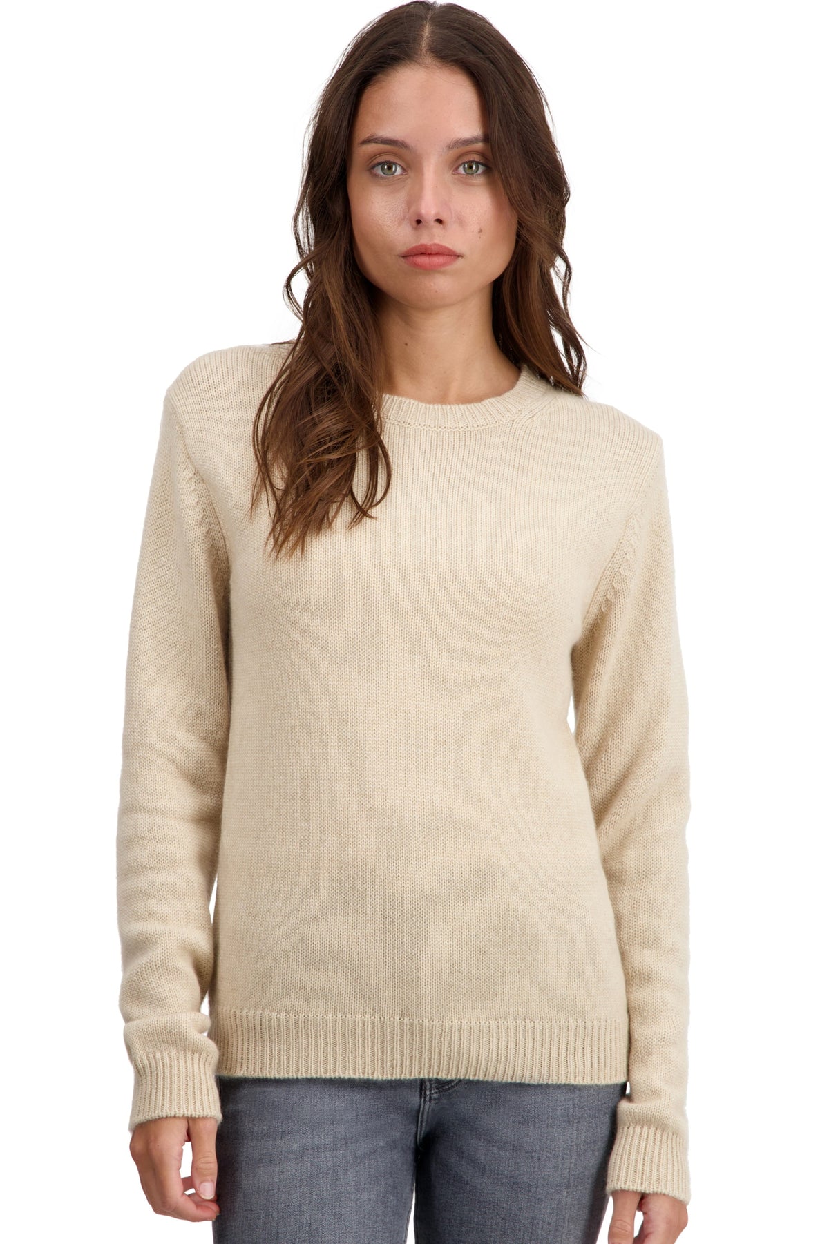 Tyrol en cachemire femme - natural beige - Mahogany