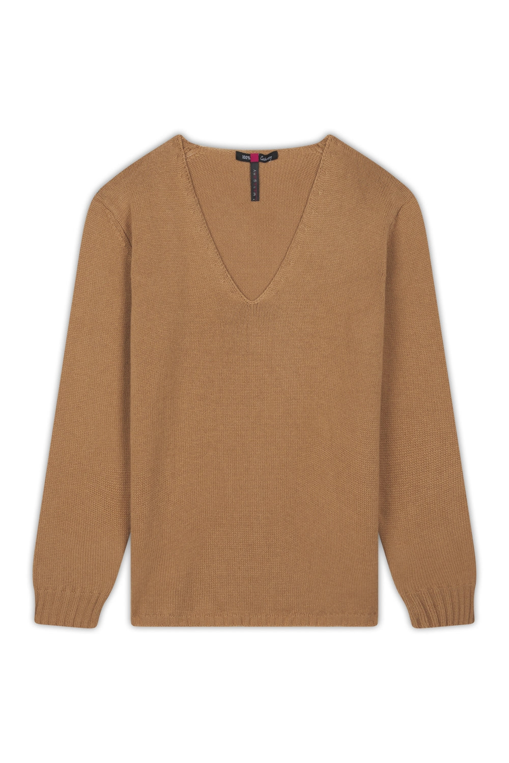 Vanessa en cachemire femme - camel - Mahogany