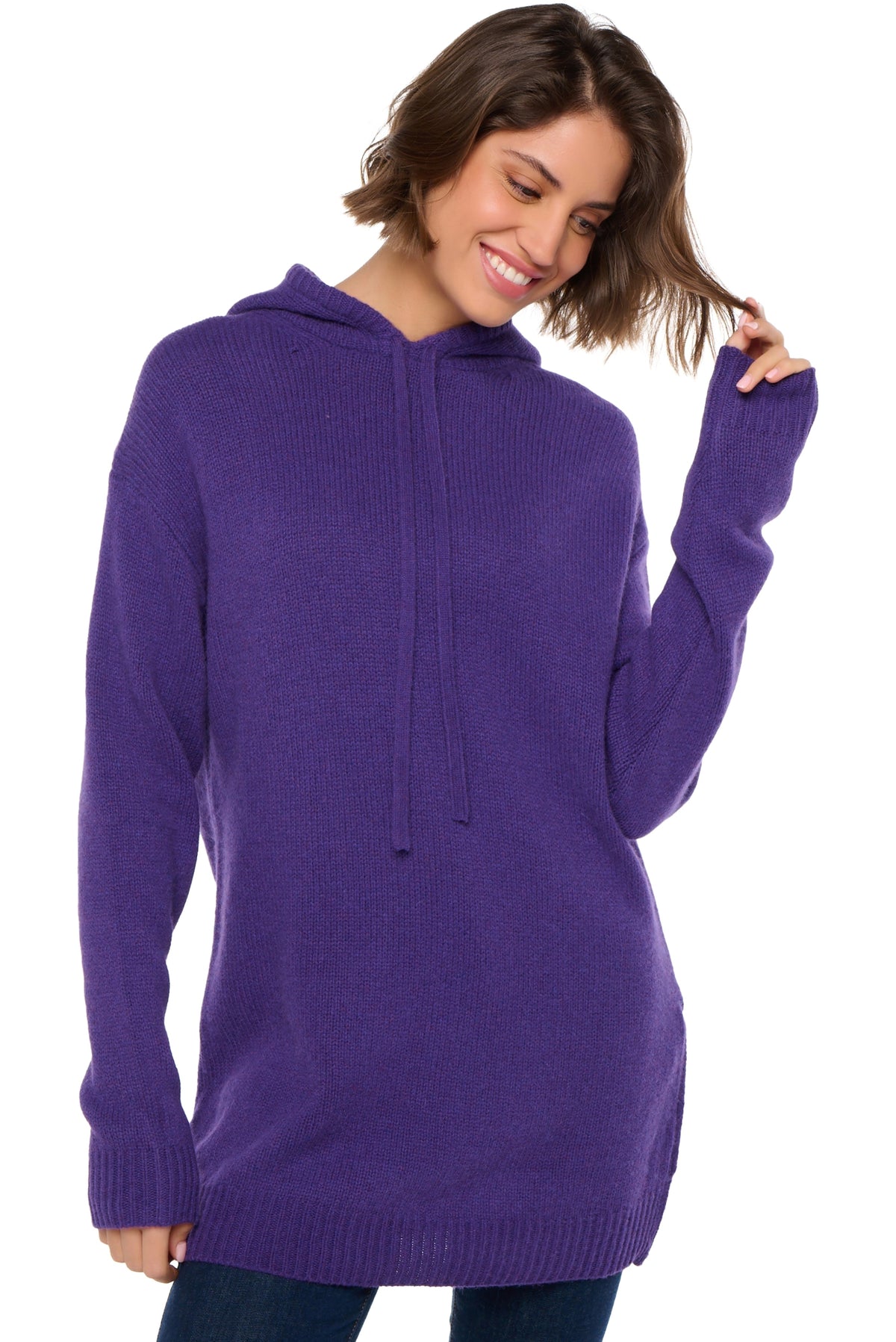 Veria en yak femme - deep purple - Mahogany