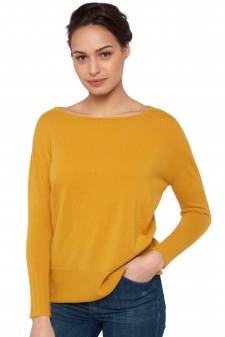 Cachemire  pull femme col rond hoela