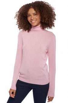 Cachemire  pull femme col roule tale