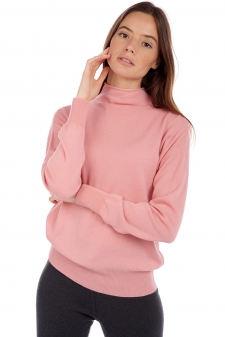 Cachemire  pull femme col roule arona