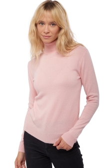 Cachemire  pull femme col roule tale