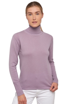 Cachemire  pull femme col roule wigwam