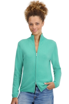 Cachemire  pull femme zip capuche thames first