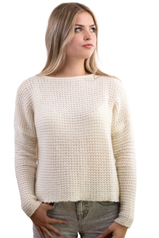 Cachemire  pull femme col rond brest