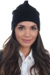 Cachemire accessoires bonnets aiden noir rose shocking 26 x 23 cm