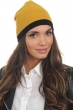 Cachemire accessoires bonnets bloup noir moutarde 24 x 23 cm