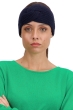 Cachemire accessoires bonnets taka marine fonce 22 x 10 cm