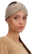 Cachemire accessoires bonnets taka natural brown 22 x 10 cm