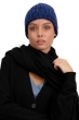 Cachemire accessoires bonnets tchoopy deep purple marine fonce bleu canard 26 x 23 cm