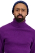 Cachemire accessoires bonnets teheran deep purple marine fonce bleu canard 26 x 23 cm