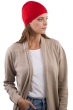 Cachemire accessoires bonnets tetous rouge 22 x 19 cm
