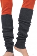 Cachemire accessoires chaussettes edwige anthracite chine 60 cm