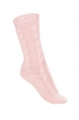 Cachemire accessoires chaussettes pedibus rose pale 37 41